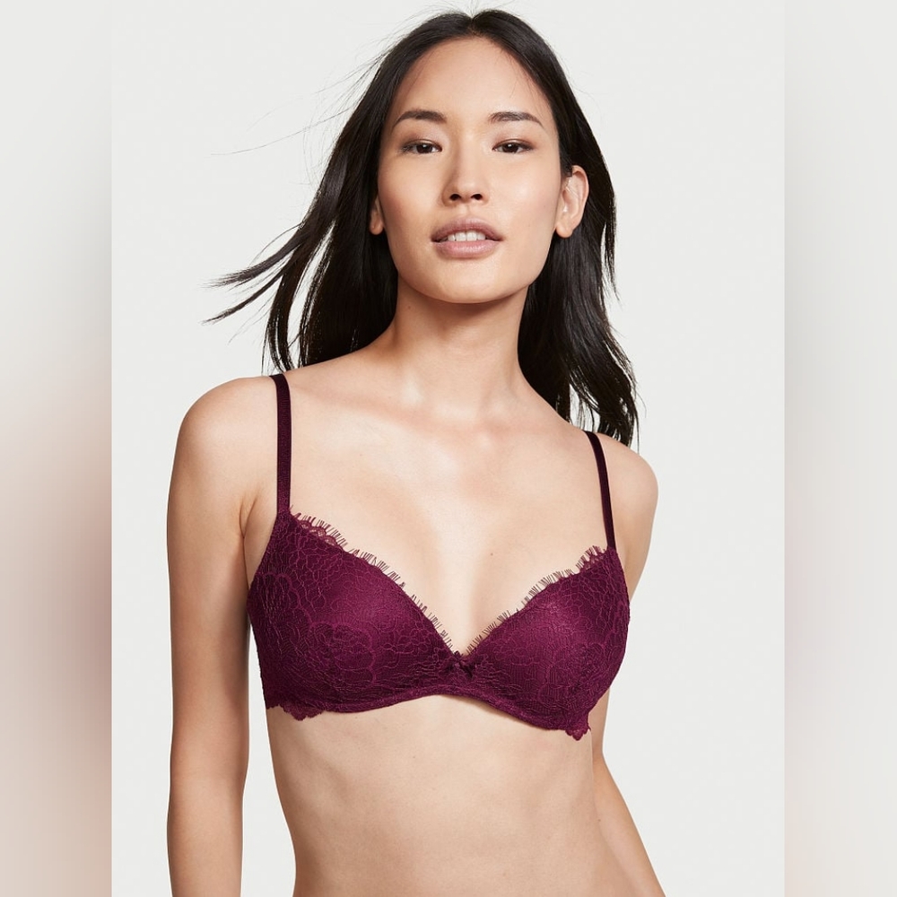 Victoria's Secret Lightly-Lined Wireless Lace Bra - Kir